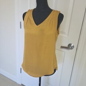 Banana Republic Yellow Sleeveless Tank Top
